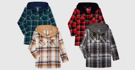 WONDER NATION BOYS FLANNELS