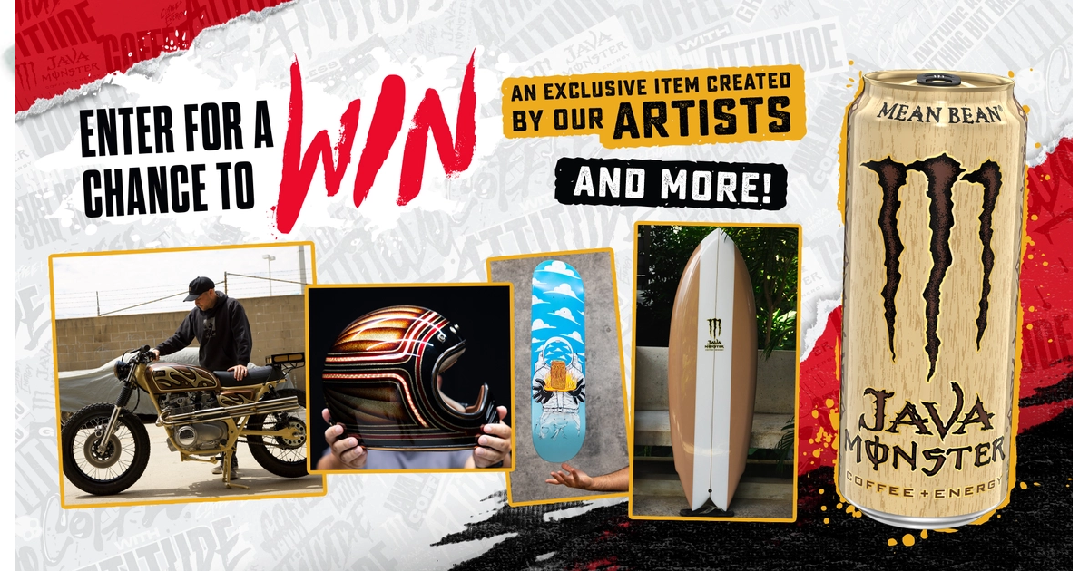 Java Monster Chance to Win a Customized Creator Club Item Sweepstakes ...