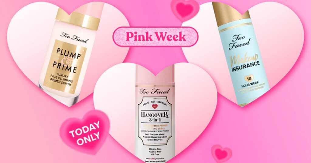 too faced pink week