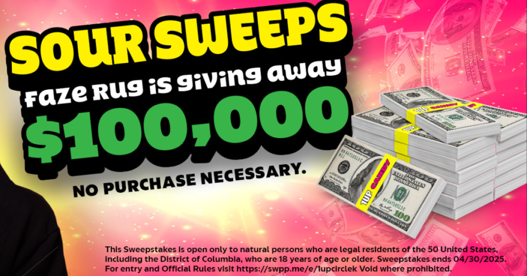 1UP Candy Circle K $100,000 Giveaway