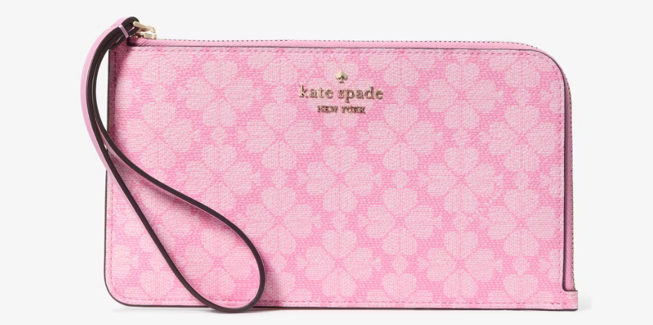 Kate Spade Pink Spade Wristlet