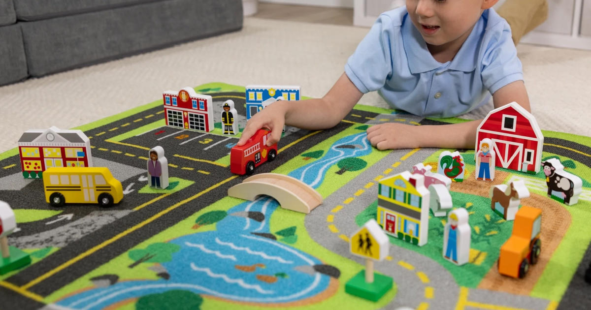Melissa & Doug Create a Town Activity Rug Play Set Just $9 (Reg $49 ...