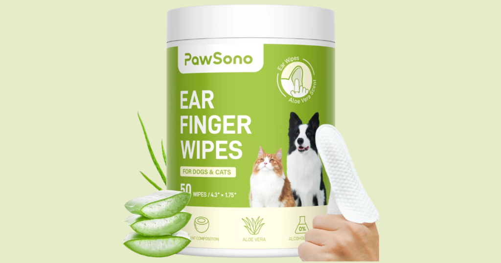 PAW SONO EAR FINGER WIPES