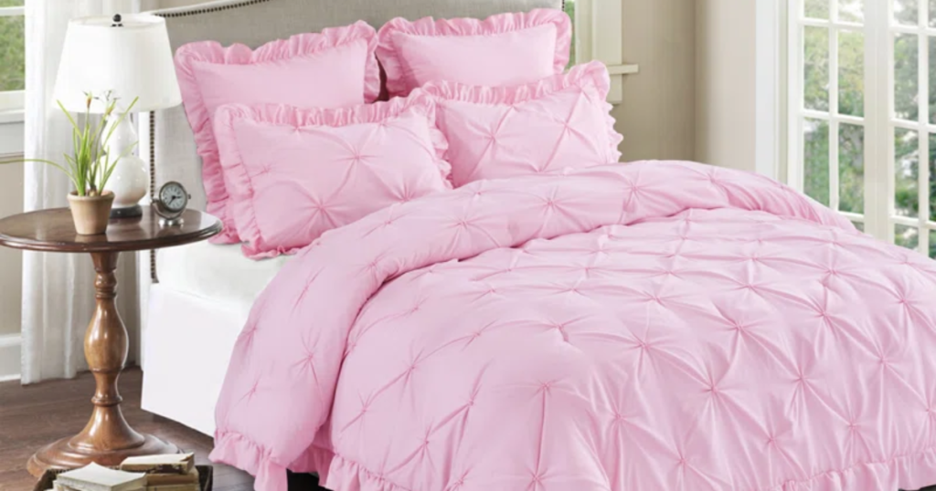 PINK BEDDING SET