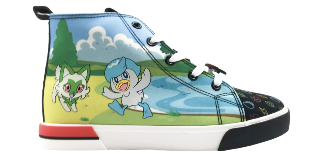 Pokémon Little Big Kids Lace Up High Top Sneakers