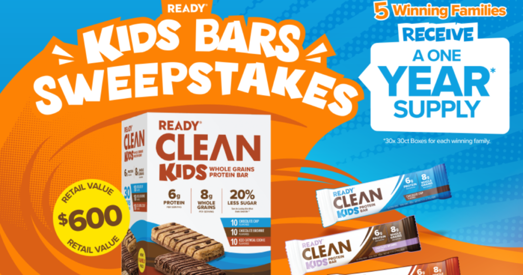 Ready Clean Kids Bars Ultimate Sweepstakes