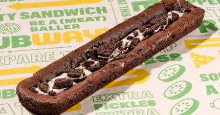Subway’s OREO Footlong Cookie