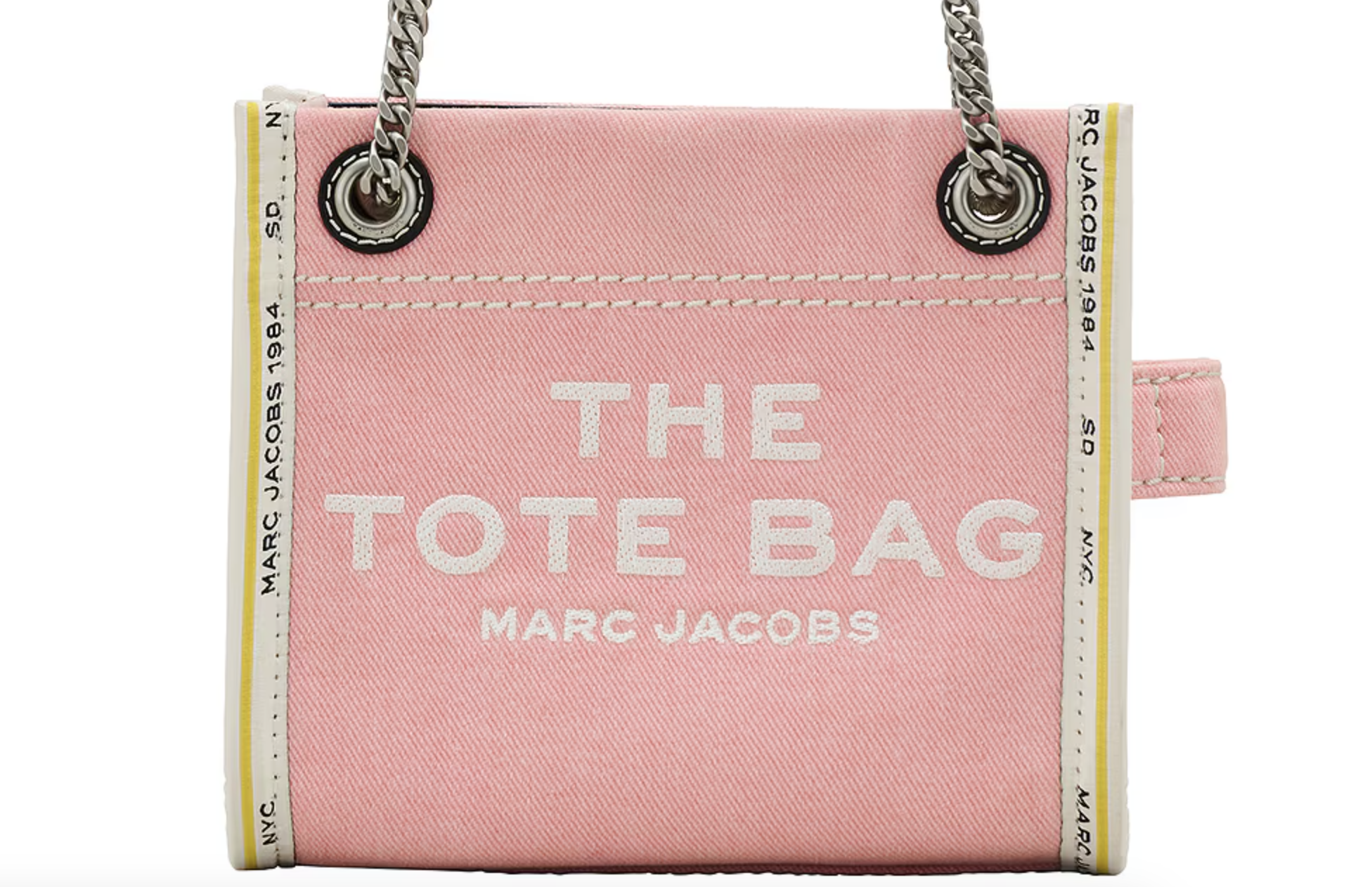 The Denim Chain Crossbody Tote Bag