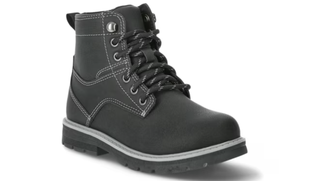 Wonder Nation Little Boys and Big Boys Lug Sole Hiking Boots