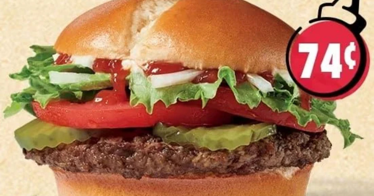 74¢ Jumbo Jack at Jack in the Box 74¢ Jumbo Jack at Jack in the Box