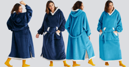 Bedsure Wearable Blanket Hoodie