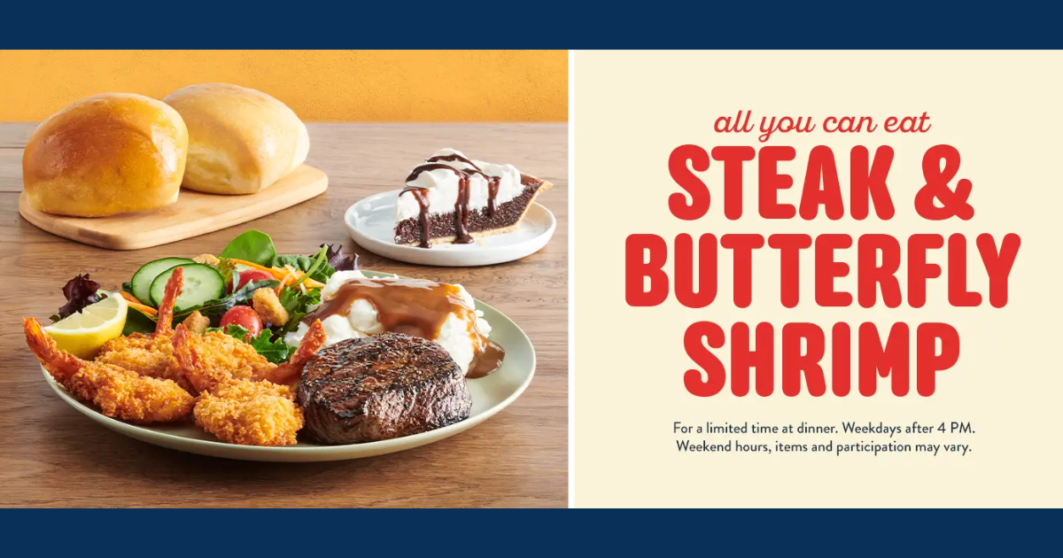 Golden Corral Brings Back All You Can Eat Butterfly Shrimp Steak! Golden Corral Brings Back All You Can Eat Butterfly Shrimp Steak!