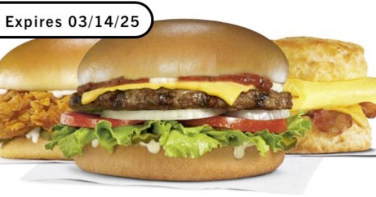 hardees sandwich offer