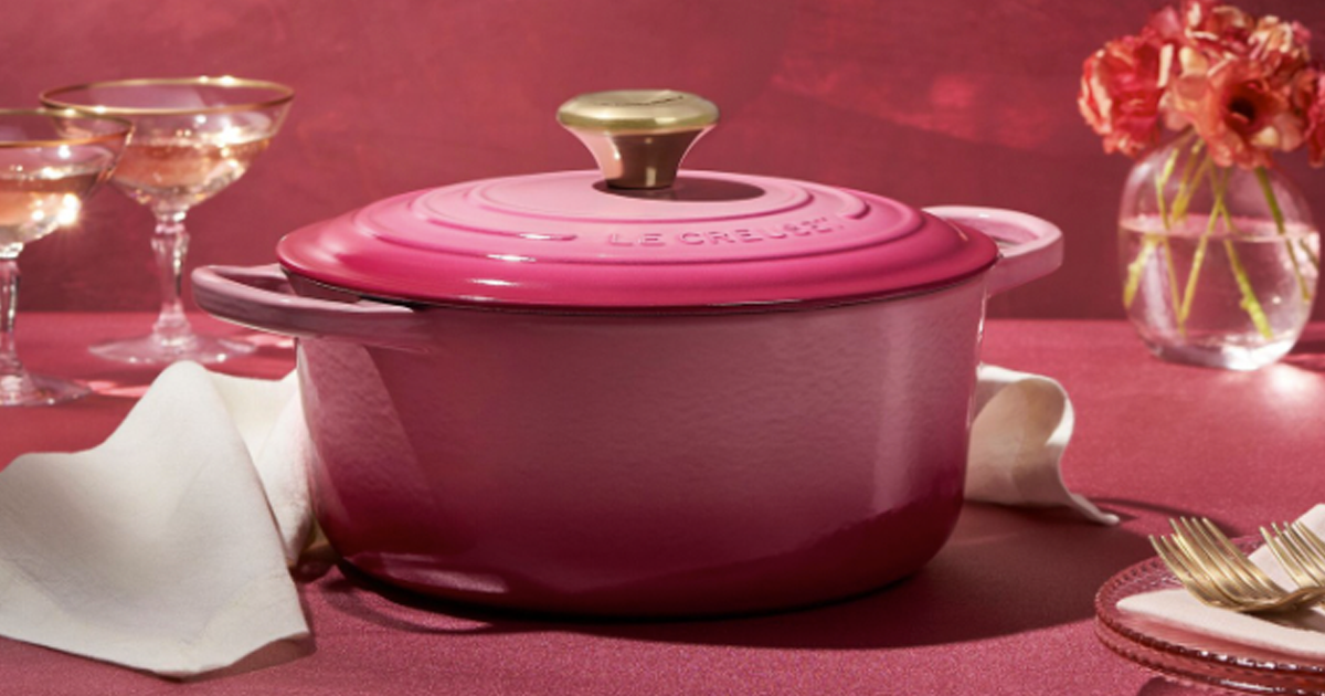 le creuset berry dutch oven
