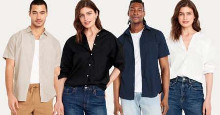 old navy button down shirts