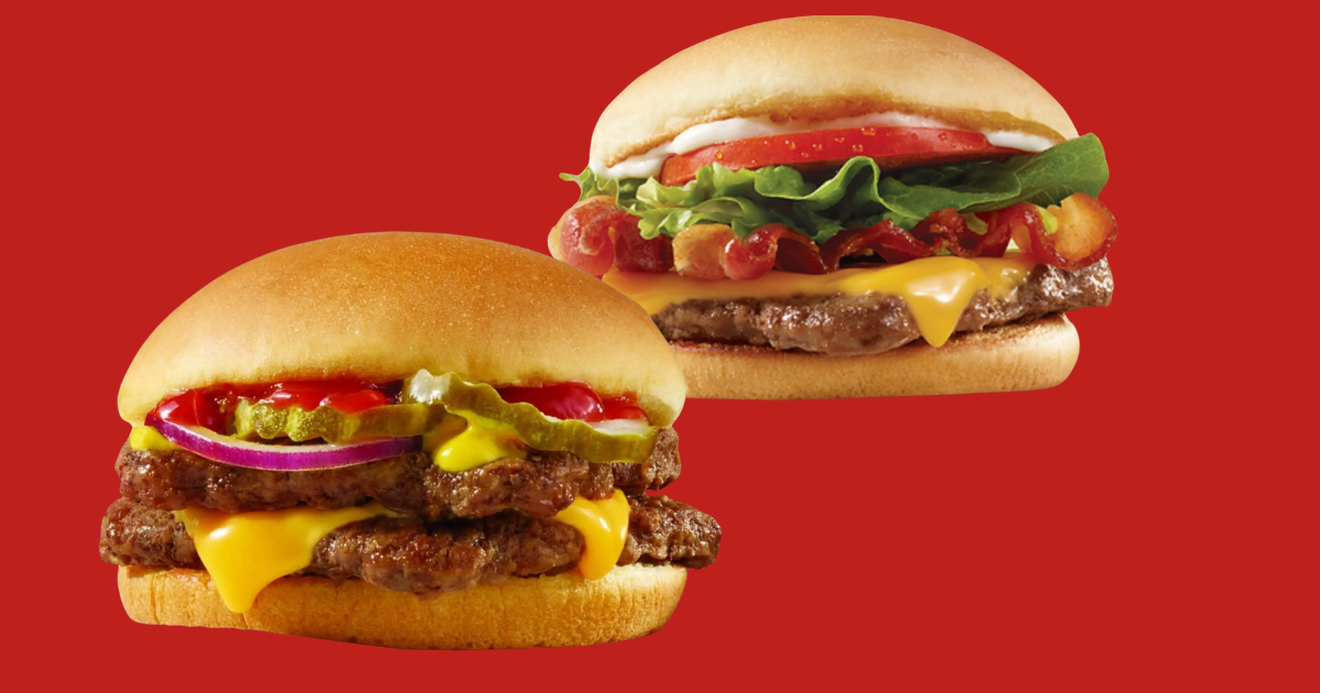 $1 Jr Bacon Cheeseburger or Double Stack $1 Jr Bacon Cheeseburger or Double Stack at wendy's