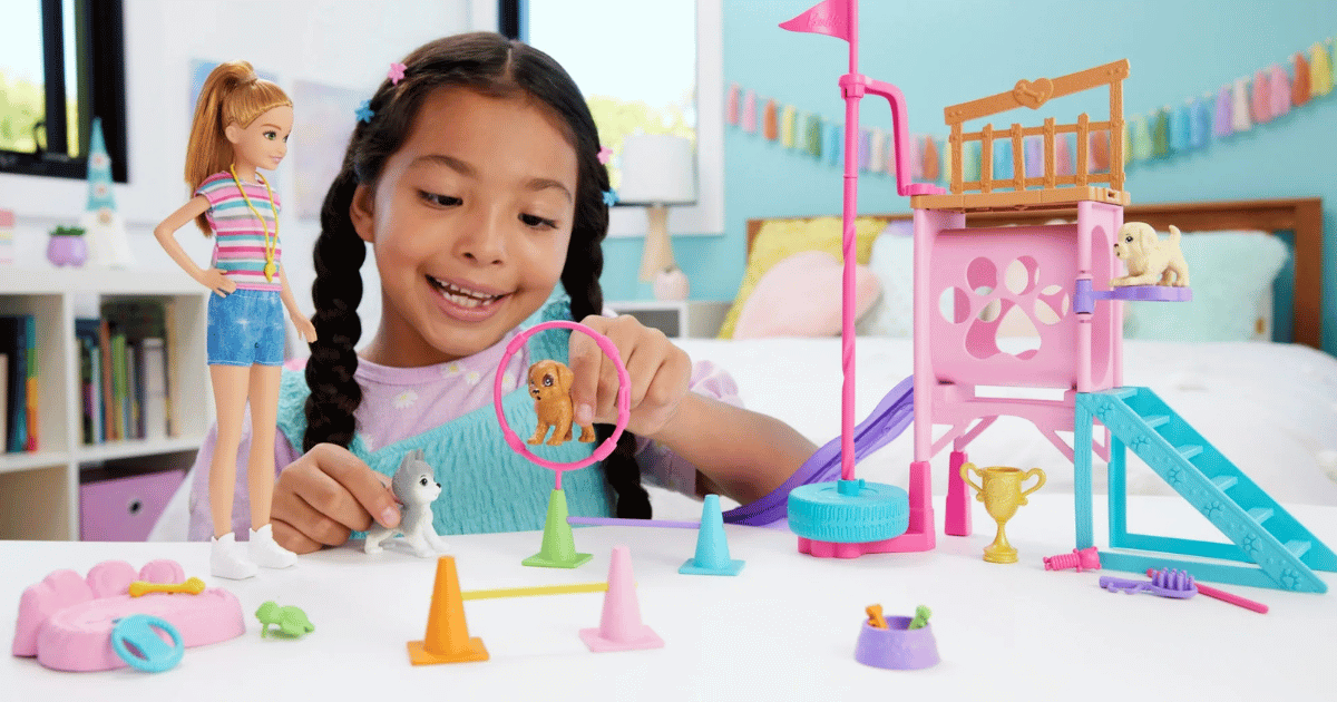 Barbie Puppy Playground