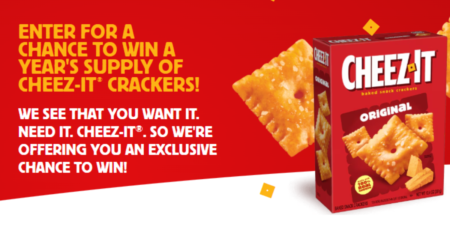 Cheez It Free Cheez It Sweepstakes