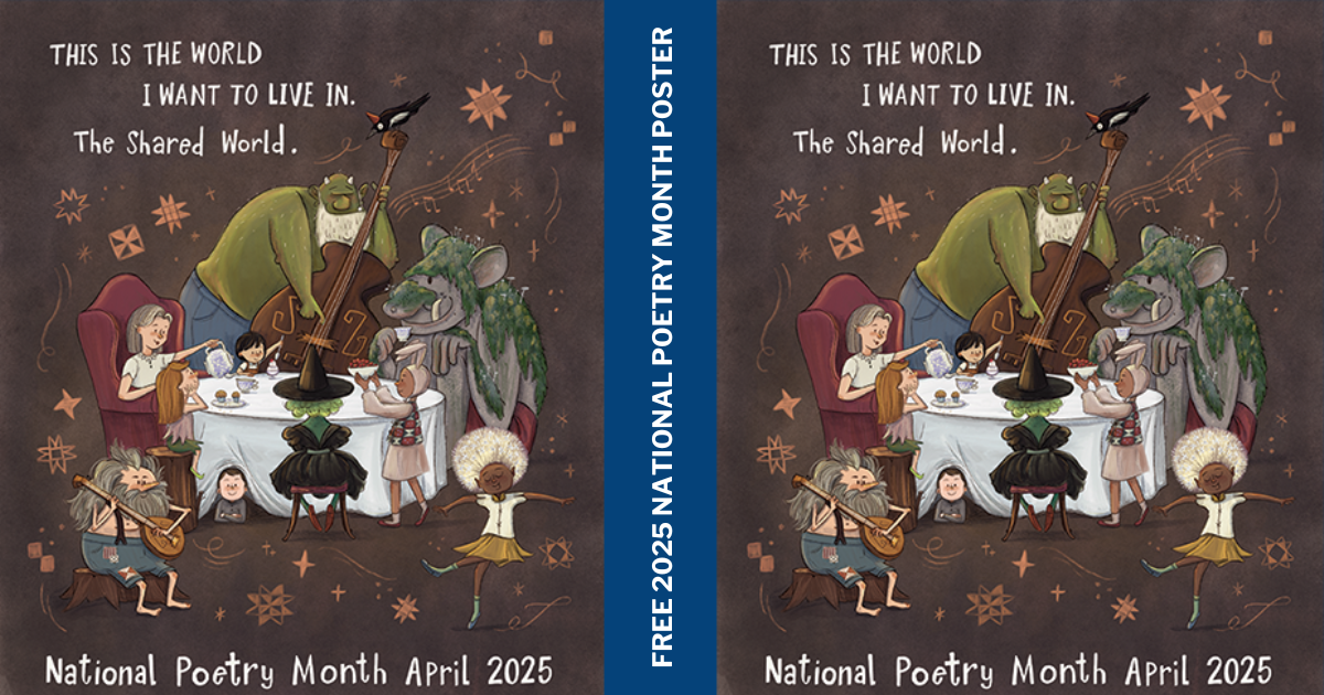 Free 2025 National Poetry Month Poster