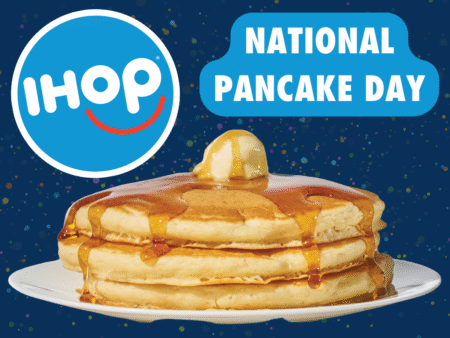 IHOP SHORT STACK OF PANCAKES (NATIONAL PANCAKE DAY)
