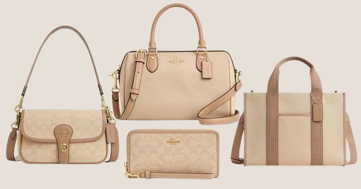coach beige collection 