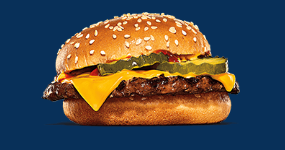 1¢ Cheeseburger at Burger King with $1 Purchase