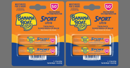 Banana Boat Lip Balms
