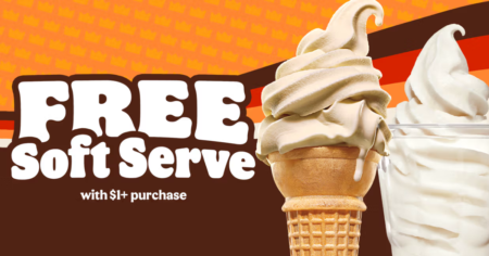 Burger King Free Soft Server with Purchase
