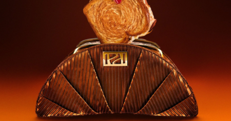 Panera Croissant Clutch