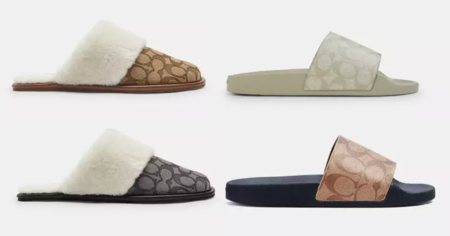 coach slippers