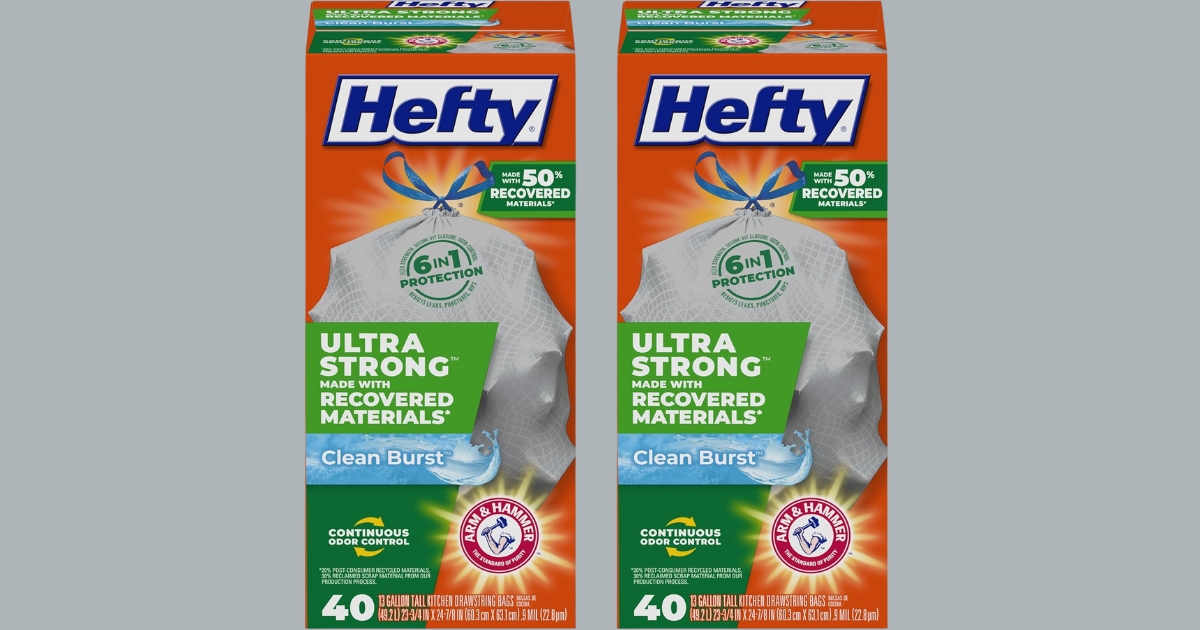 Hefty Ultra Strong 13 Gallon Trash Bags Only $5.xx (Reg $12) - The