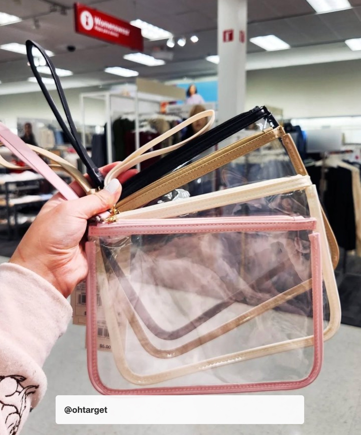 Clear Travel Wristlets