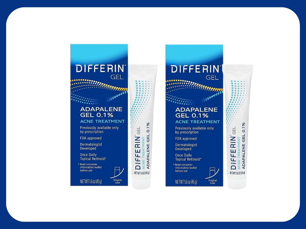 Differin Acne Treatment Gel 180 Day Supply 