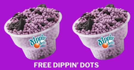 Free Dippin Dots at Chuck E Cheese