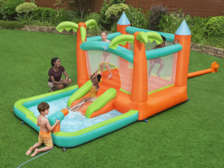 H2OGO! Kids Tropical Outdoor Inflatable Mega Bouncer