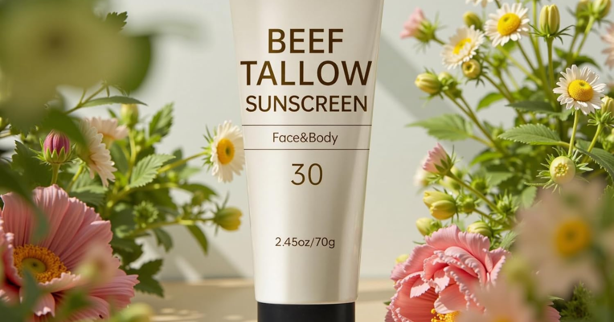 beef tallow sunscreen