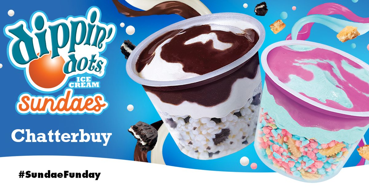 dippin dots sundae