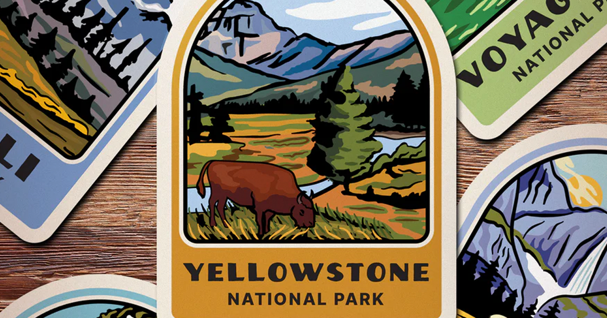 national parks sticker