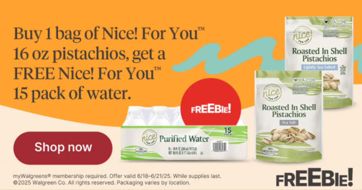 FREE 15pk Purified Water with Purchase at Walgreens