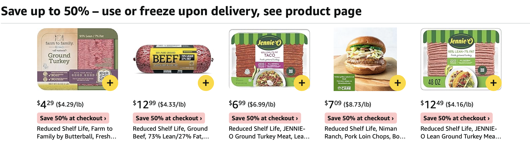 Amazon Fresh Meat Amazon Fresh Meat