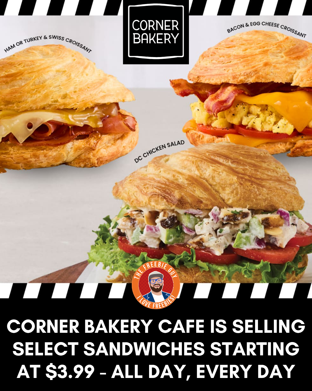 Corner Bakery $3 99 Select Sandwiches