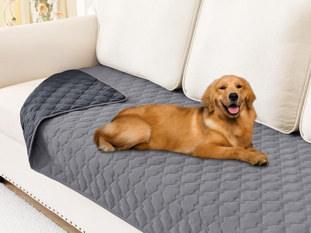Smiry Waterproof Dog Bed Cover Blanket, 