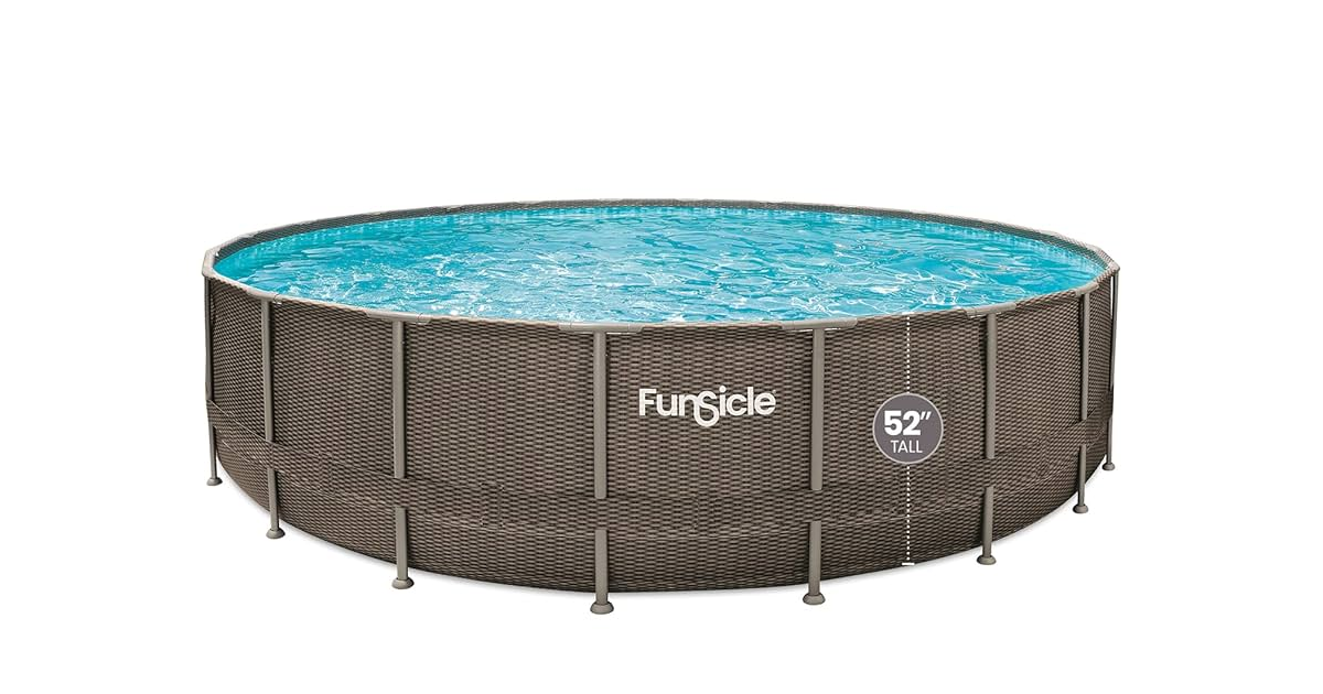Funsicle 22ft round oasis above ground pool Funsicle 22ft round oasis above ground pool