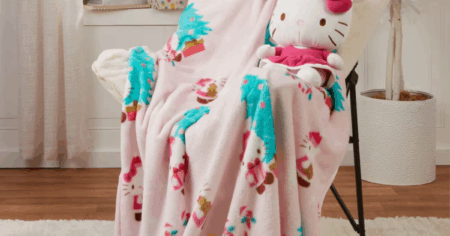 Hello Kitty Throw Blanket