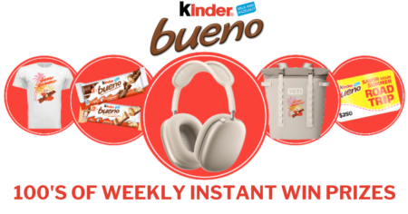 Kinder Bueno Savor Your Summer Road Trip Instant Win Game Sweepstakes
