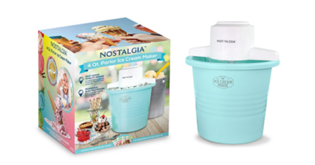 Nostalgia Electric Parlor Style Ice Cream Maker
