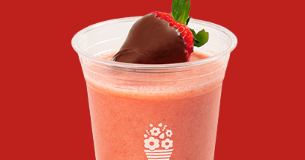 Pineapple Strawberry Smoothie at Edible Arrangements