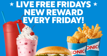 SONIC Launches Live Free Fridays with Weekly App Freebies and Drink Deals All Summer Long