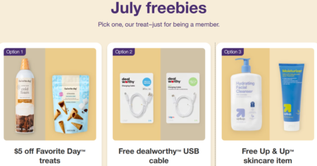 target july freebies