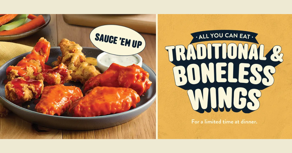 All You Can Eat Wings at Golden Corral